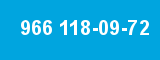 966 118-09-72 966 118-09-72